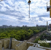 Ход строительства дома литер 1 в ЖК Эльбрус -
