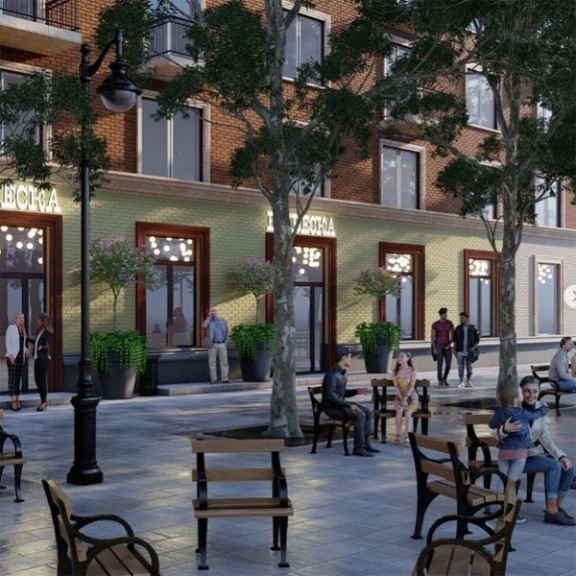 На ул. Сержантова в Ростове-на-Дону высадят платаны и установят арт-объекты в 2022 году