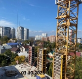 Ход строительства дома № 120-122 в ЖК Высота -