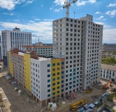 Ход строительства дома 1 в ЖК 4 Ленина -