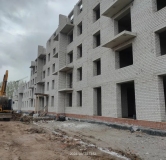 Ход строительства дома 1 в ЖД Огни -