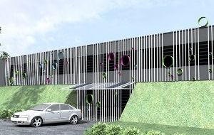 Двухуровневая автостоянка в границах пр. Гагарина, ул. Краснозвездная