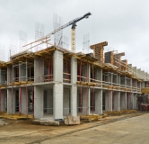 Ход строительства дома 1 в ЖК Траектория -