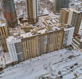 Ход строительства дома 4 в ЖК Ньютон -