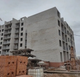 Ход строительства дома 1 в КД Санрайз -