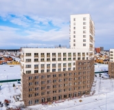 Ход строительства дома 1 в ЖК Скандиа. Квартал в Комарово -