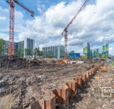 Ход строительства дома 1 в ЖК Setl Лофт -