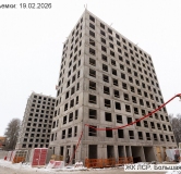 Ход строительства дома 3А.2 в ЖК ЛСР.Большая Охта -