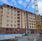 Ход строительства дома 1 в ЖК Лидер -