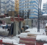 Ход строительства дома 1 в ЖД Парковый -