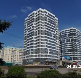 Ход строительства дома 70Б,  к с в ЖК Символ -