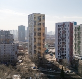 Ход строительства дома 1 в ЖК Малевич -