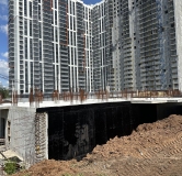 Ход строительства дома 309а, корпус 1 (секция 5, 5 этап) в ЖК Мир -