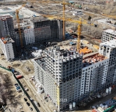 Ход строительства дома № 109, корпус 1 (ГП-73) в ЖК Беринг -