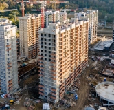 Ход строительства дома Литер 4 в ЖК Лестория -