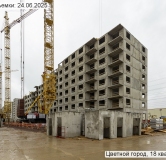 Ход строительства дома 132, корпус 215.1 в ЖК Цветной Город -
