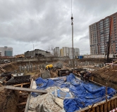 Ход строительства дома 5, 3 этап в ЖК Quatro -