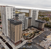 Ход строительства дома 109, корпус 1 (ГП-73) в ЖК Беринг -