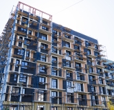 Ход строительства дома Корпус 1.4, 1 этап в ЖК Соседи -