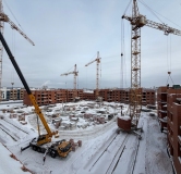 Ход строительства дома 4б в ЖК Причал -