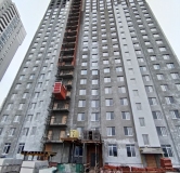 Ход строительства дома 6 в ЖК Уральский -