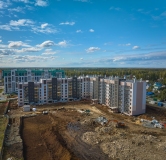 Ход строительства дома 3 в ЖК Атмосфера -