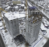 Ход строительства дома 4 в ЖК Бодровский -